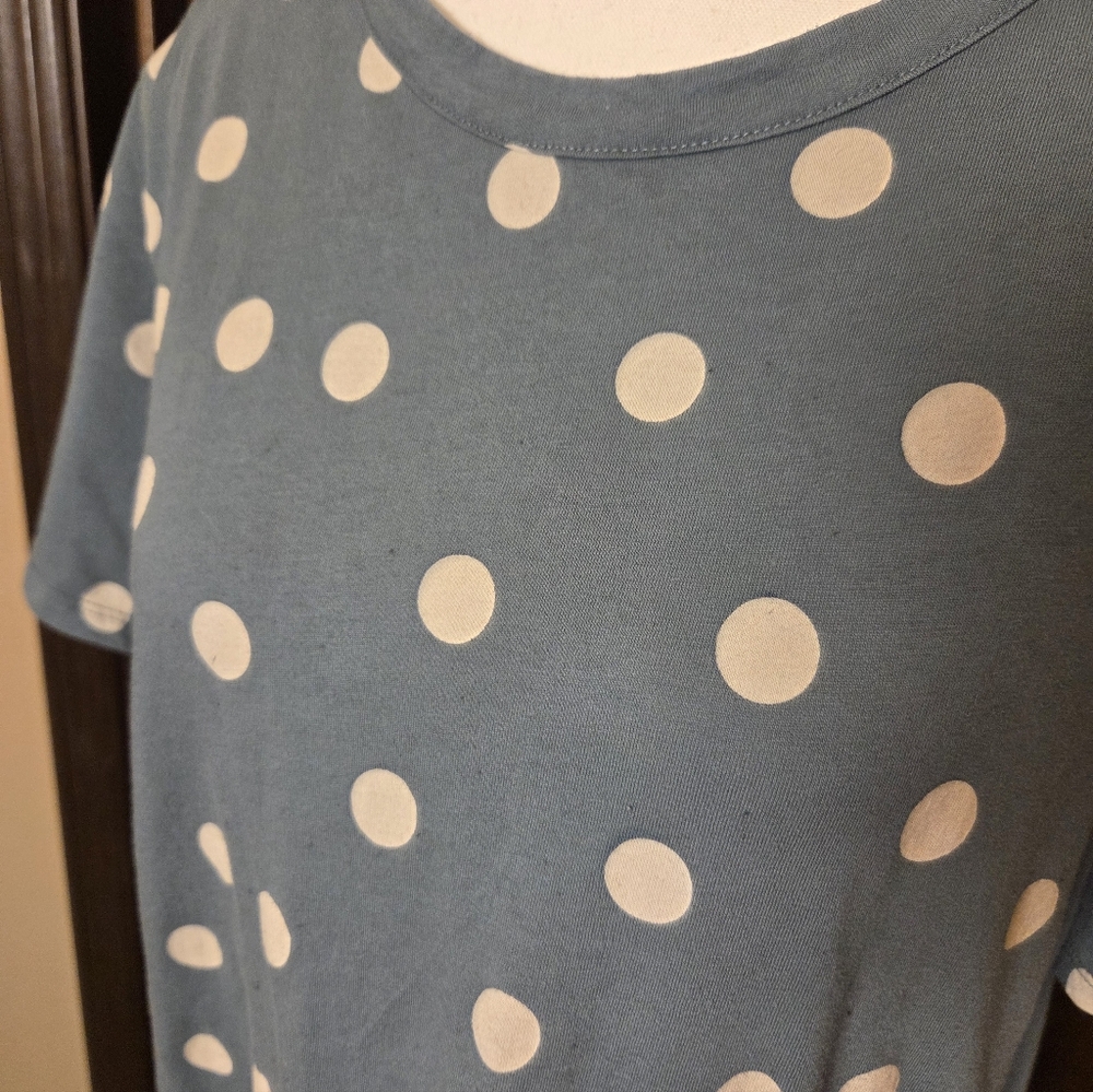 LC Lauren Conrad Polka Dot Short Sleeve Tee - Picture 5 of 9